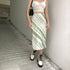 European And American Tie-dye High Waist Slim Wrap Hip Skirt - ROUTINE FASHION